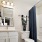 a bathroom with a tub